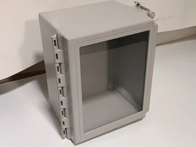 nVent HOFFMAN A1086CHQRFGW fiberglass enclosure 10x8x6, NEMA 4X, window IP66 - Image 1 of 4