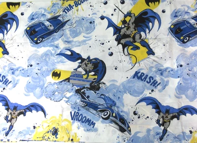 Hoja plana completa Pottery Barn Kids Batman DC Comics NUEVA SIN ETIQUETAS Foto 1 de 4