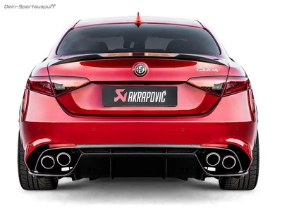 Akrapovic Evoline Titan Impianto Completo da Kat Alfa Romeo Giulia Quadrifoglio - Immagine 1 di 4