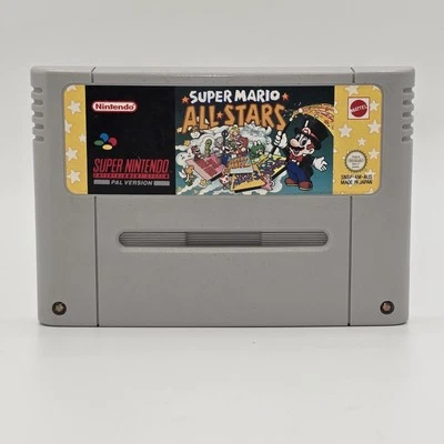Super Mario All Stars Super Nintendo AUS PAL Game SNES Tested Cleaned - Image 1 of 4