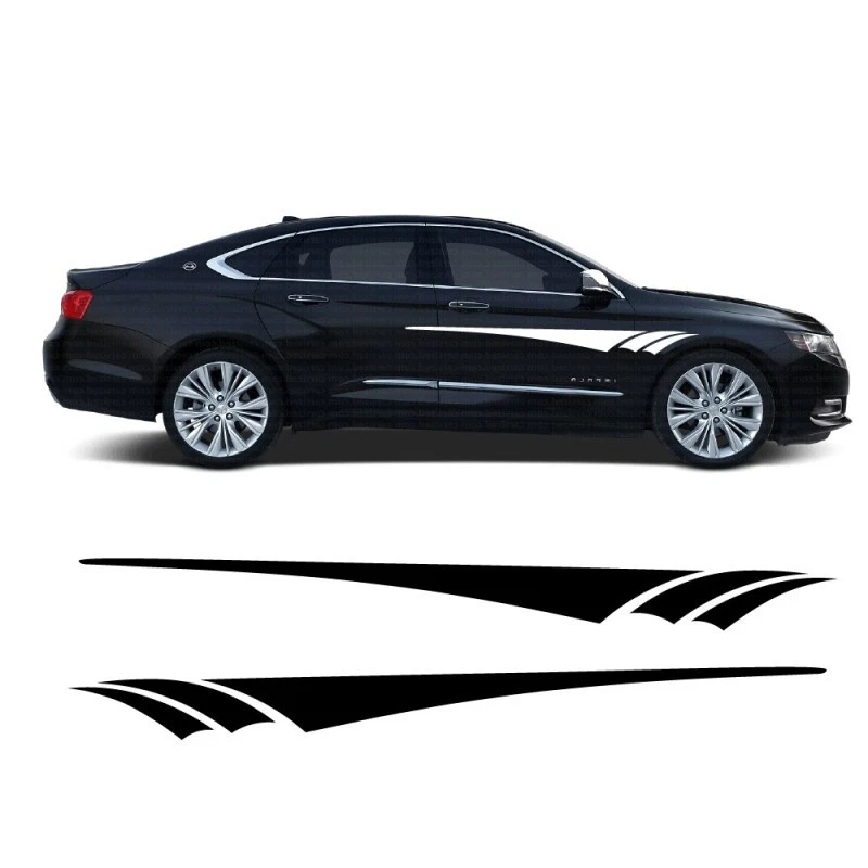 Sport side stripe decals for Chevrolet Impala 2013-100. - Image 1 of 2