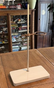 Supporto fiaschetta laboratorio chimica Fisher vintage con supporto - Foto 1 di 9