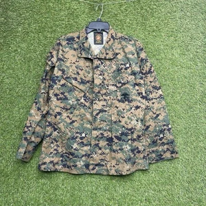 Marine Marpat Shirt Jacket Mens Small Short USMC Camo Woodland Blouse Top - Picture 1 of 10