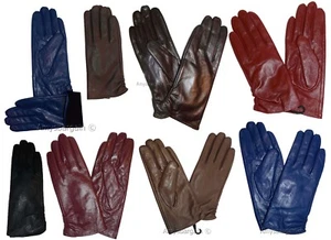 Damen Weich Leder Gefüttert Lederhandschuhe Warme Winterhandschuhe Neu Damenhandschuhe - Bild 1 von 34