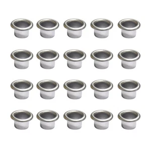 20Pcs Drum Air Vent Grommet Nickel Chrome 3/8”x 3/8” - Picture 1 of 6