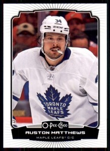 2022-23 UD O-Pee-Chee OPC Base Variation Close Up #34 Auston Matthews