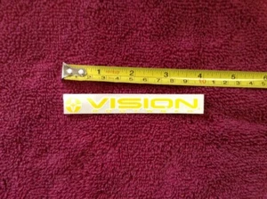 Vision Street Wear Footwear Sticker Clear Yellow Schuhe Skate Vintage NOS - Bild 1 von 1