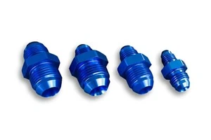 Adapter AN10 male to AN4 male JIC reducer oil fuel hose fitting Blue - Picture 1 of 8