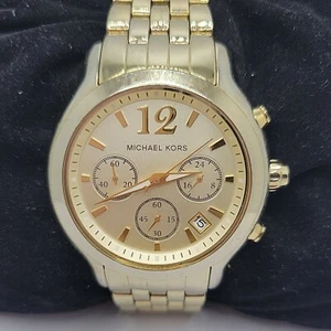 Michael Kors MK5172 Women's Gold Stainless Steel Analog Dial Quartz Watch AM516 - Picture 1 of 11