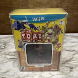 Captain Toad Treasure Tracker + Toad amiibo U for Nintendo Wii / W Protector Cas - Picture 1 of 3