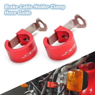 Soporte de cable de freno abrazadera guía de manguera para Honda XR250/L/R XR400/R XR600R XR650R/L Foto 1 de 4