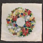 Strictly Christmas Mini Tree Skirt/Wreath Handpainted Needlepoint Canvas Retired