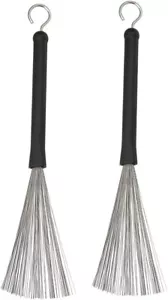 Wire Brushes for Drum Set Retractable Smooth Jazz Adjustable Fan - Picture 1 of 5