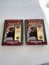 (2) Vintage NEW Sealed Magic the Gathering Trading Card Game Starter Level w/ CD