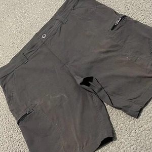 Gerry Shorts Mens 36* Gray Elastic Waist Hiking Outdoor Cargos - Picture 1 of 20