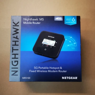 Nighthawk M5 MR5100-1TLAUS MOBILE BROADBAND 5G WiFi ROUTER-UNLOCKED | MR5100 - Image 1 of 4
