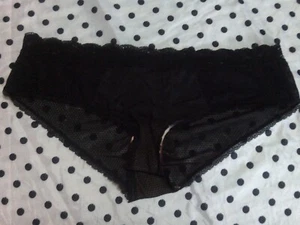 passionata black briefs pants size uk 16 usa 12 euro 44 - Picture 1 of 5