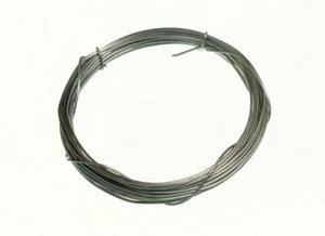 Nuovo 10 X Rotoli di Filo Foto Acciaio 0,6mm 3 Metri ZP Zincato - Onestopdiy - - Foto 1 di 1