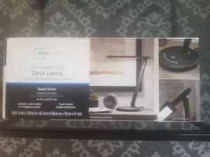 Mainstays Modern Touch Dimmable Matte Black LED Desk Lamp w/USB Charging Port  - Picture 1 of 2