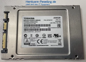 Toshiba 256GB 2.5" SSD SATA III 6G THNSNJ256GCSU CA46233-1548 10601787652 - Picture 1 of 1