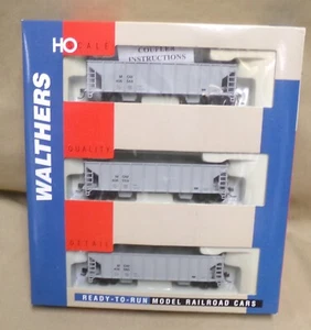 Paquete de 3 tolvas de lastre HO Walthers MOW #932-34205 - Imagen 1 de 2