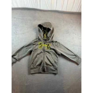 Under armour zippered hoodie grey size 4T - Picture 1 of 7