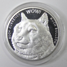 Wow! Dogecoin 1oz 999 Silver NTR/OPM "To The Moon! Such Currency, Much Bullion"