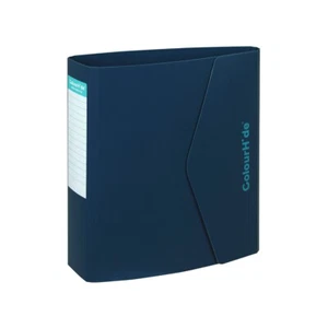 COLOURHIDE A4 Lever Arch File Folder PP Navy - Picture 1 of 1