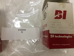 67WR500 BI TECH TRIMMER 500 OHM 0,5 W PC PIN TOP 12 STÜCK - Bild 1 von 1