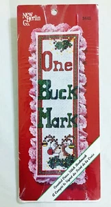 New Berlin Co. Counted Cross Stitch Christmas Bookmark Kit "One Buck Mark"  - Picture 1 of 3