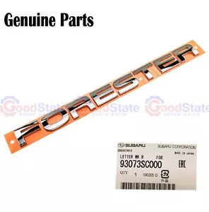 GENUINE Subaru MY09 - MY13 S3 S4 Forester Tailgate Rear Badge Emblem Letters - Picture 1 of 3
