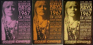 Póster de Roxie Cinema HIPPIE REVOLUTION Hoy Malone Haight Ashbury Verano de Amor - Imagen 1 de 4