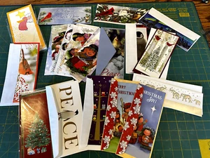 Konvolut 20 Weihnachtskarten unbenutzt + Umschläge mehrere Designs #8 - Bild 1 von 1