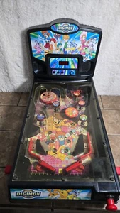 Rare Vintage Digimon Arcade Tabletop Pinball Machine Parts or Repair Read Disc - Bild 1 von 4