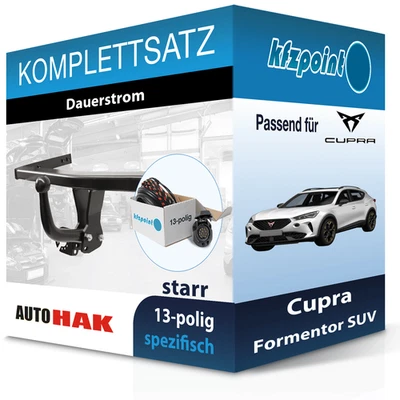 AUTO HAK Anhängekupplung starr und ECS E-Satz 13polig für Cupra Formentor 10.20- - Bild 1 von 3