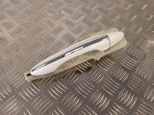 Kia Optima Mk1 12-15 Left Passenger Outer Rear White Chrome Door Handle 484050 - Picture 1 of 4
