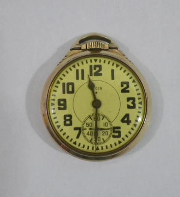 Elgin Grade 540 B W Raymond 16s 23 Jewel Railroad Grade GF Pocket Watch Works 15 - Image 1 of 4