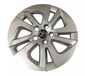 Toyota Prius 2015-2018 15" Radnabenabdeckung Blende Silber Kappe Brandneu 42602-47180 - Bild 1 von 6