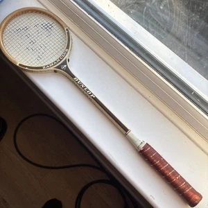 Vintage Dunlop Zaman Club Holz Squashschläger - Bild 1 von 11