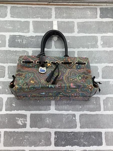 DOONEY AND BOURKE RARE Y2K Small Shoulder Purse COLOR GRAFFITI BAG - Bild 1 von 8