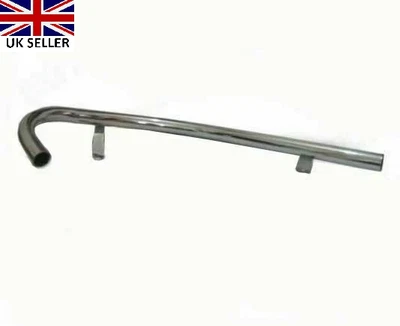 Royal Enfield Bullet Standard 350 500 CC Exhaust Bend Pipe chrome Gold Star Type - Image 1 of 4