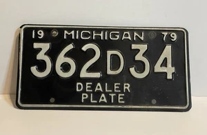 1979 Michigan Händler Nummernschild 362D34 - Bild 1 von 2