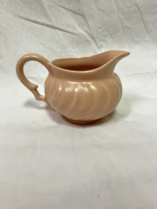 Franciscan Ware Coronado Coral Pink Peach Creamer Coffee Tea Plate Swirl - Picture 1 of 6