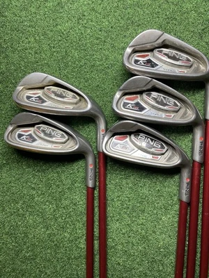 Juego de varillas de grafito Ping K15 Red Dot Iron 7-PW, UW Ping Senior Flex derecha derecha derecha Foto 1 de 4