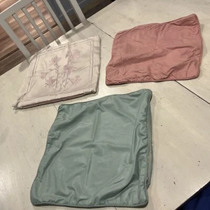Vintage Retro 80’s Square Throw Pillow covers Lot Of 3 - Picture 1 of 24