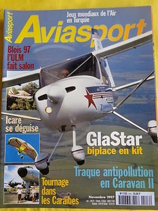AVIASPORT N° 516 GLASTAR BIPLACE EN KIT L'ULM FAIT SALON COUPE ICARE - Bild 1 von 1