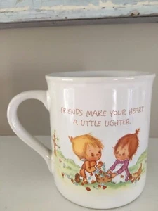 Taza de café vintage de cerámica Betsey Clark Hallmark Friendship 1983 - Imagen 1 de 1