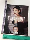 Annonce imprimée - Photo Rooney Mara L'Interdit Givenchy publicité