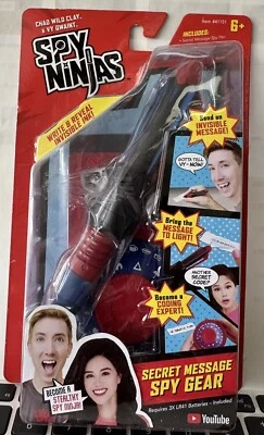 SPY NINJAS Chad Wild Clay & Vy Qwaint Secret Message Spy Gear Invisible Ink Pen - Image 1 of 4