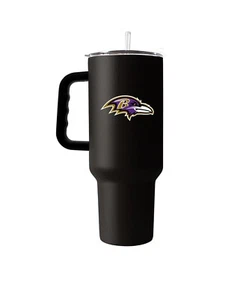 Baltimore Ravens 40oz Flipside Powder Coat Stainless Steel Tumbler Cup - Picture 1 of 2
